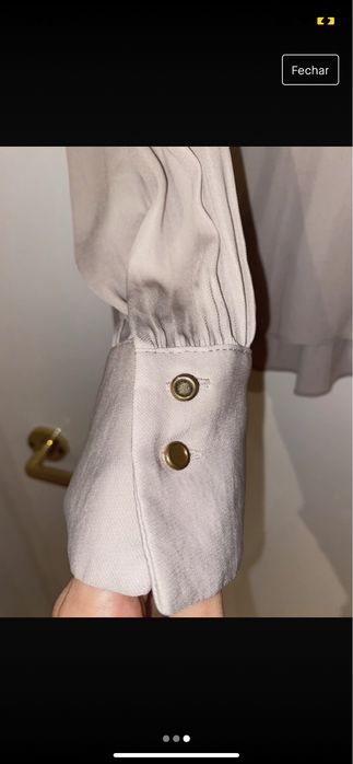 Camisa bege - Mango