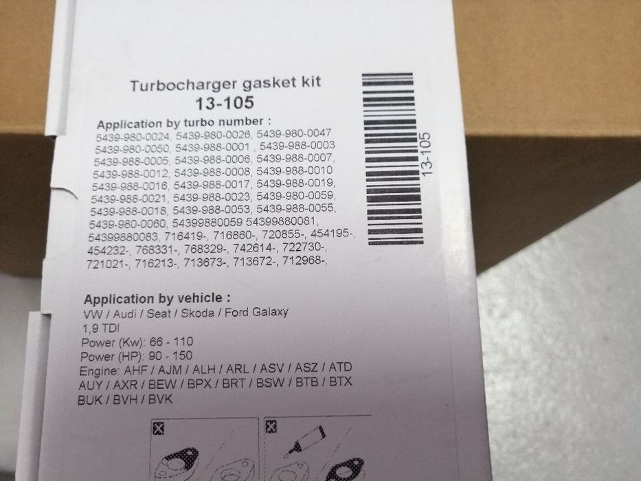 Turbo do Motor Vw Skoda Seat Audi 1.9 Tdi PD