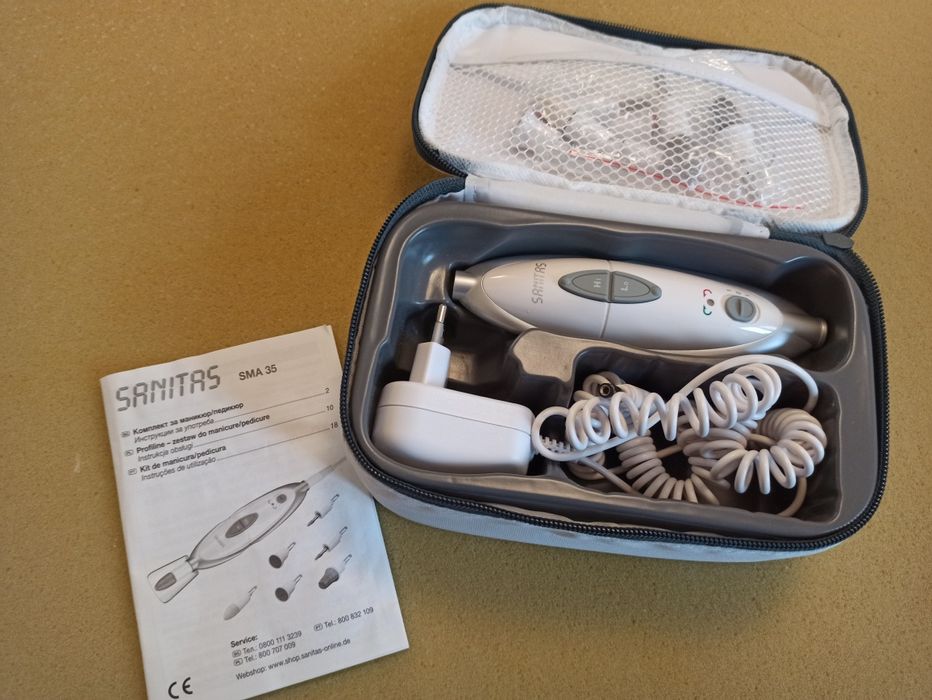 Sanitas zestaw do manicure/pedicure