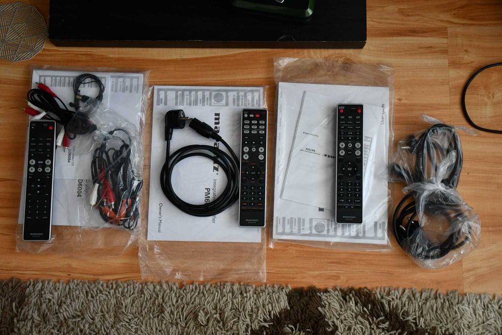 Zestaw stereo Marantza PM6004 + CD6004 + NA7004 jak nowy.