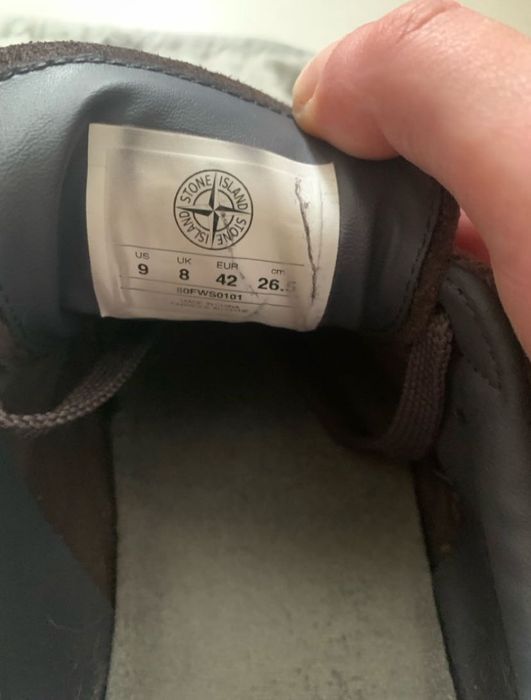 Stone Island кеди замшеві сірі 42 розмір оригінал з документами