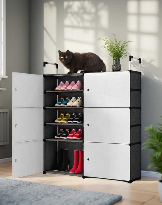 Полиця для взуття закрита 81/29/110 см