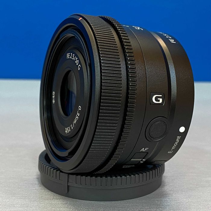 Sony FE 50mm f/2.5 G (NOVA - 3 ANOS DE GARANTIA)