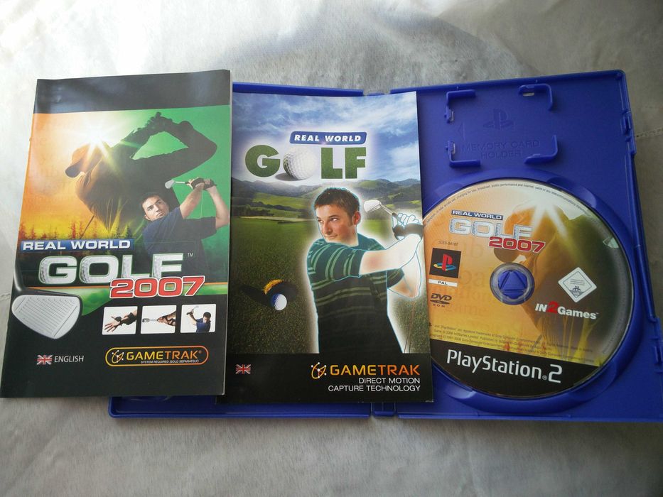 Pack Playstation 2 PS2::volante Mclaren e Conjunto de Golfe