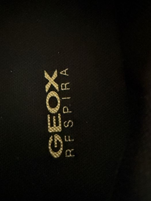 Czarne męskie sneakersy Geox  RESPIRA