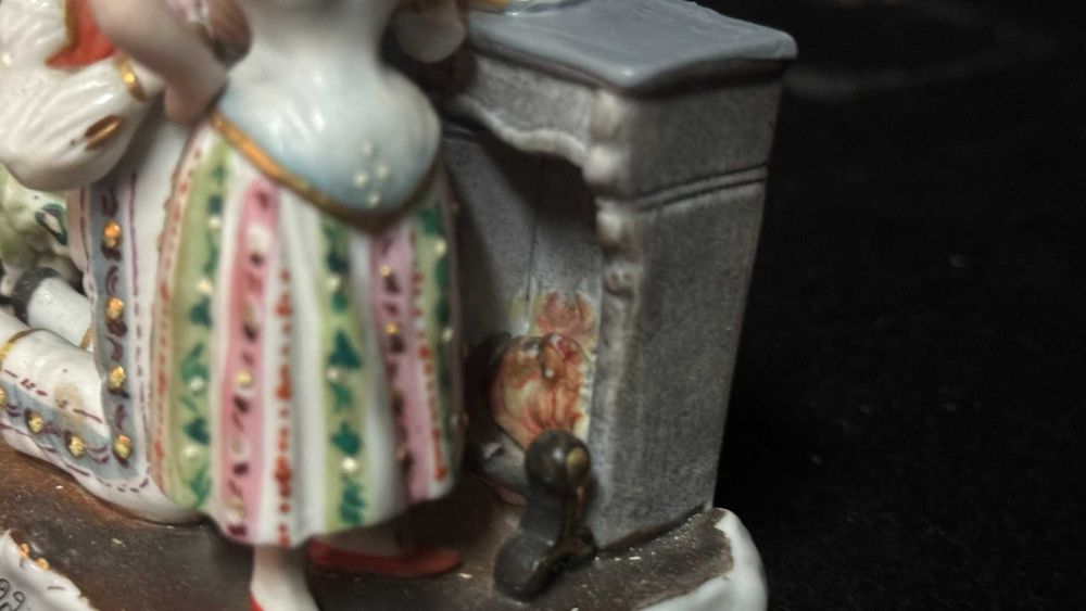 Escultura em porcelana alemã Séc XIX