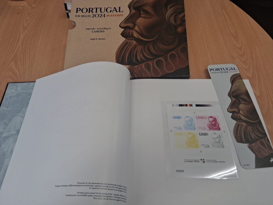 Livro CTT - Portugal em Selos 2024 Segundo Camōes