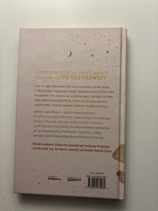 książka „Oskar i pani Róża”