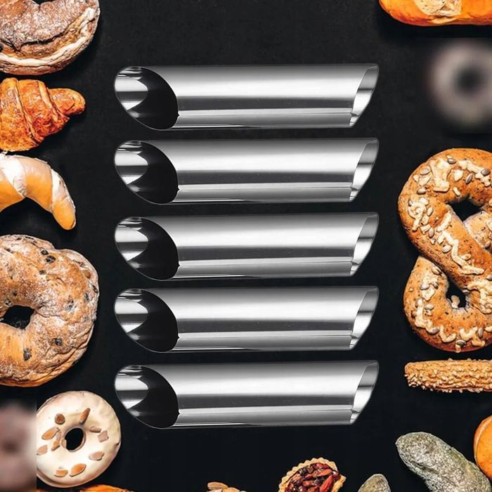 3x foremki rurki do rurek z kremem ciastek XXL