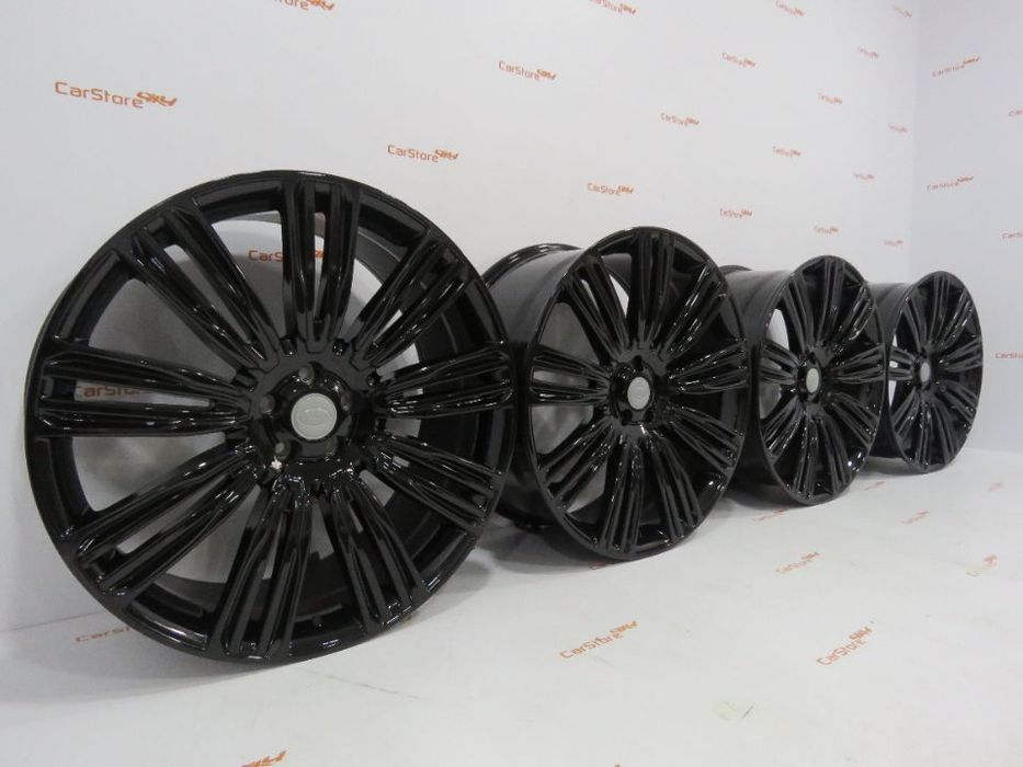 Jantes Look Range Rover Velar 22'' x 9.5 et 45 5x108 Preto Brilhante