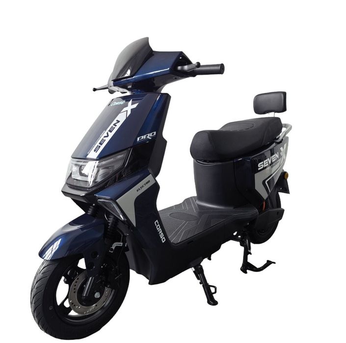НОВИНКА! ДОСТАВКА Безкоштовна!Електричний мопед Corso SevenX SX-905069 (1) двигун 1500W, акумулятор літій-залізо-фосфатний 72V/30Ah