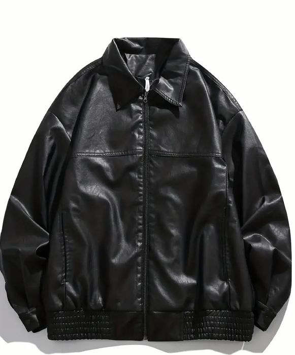 (M, L) НОВАЯ Черная кожанка кожанная куртка бомбер МA-1 zara курточка