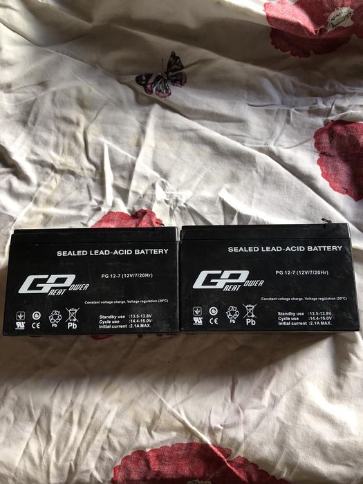 аккумулятор great power pg 12-7.2