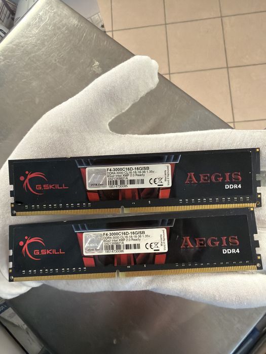 Pamięć RAM G.Skill Aegis DDR4 16GB (2x8GB) 3000MHz CL16