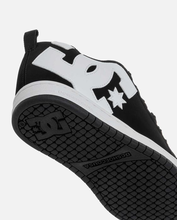 Мужские кроссовки DC COURT Graffik Black-White. Размеры 40-45
