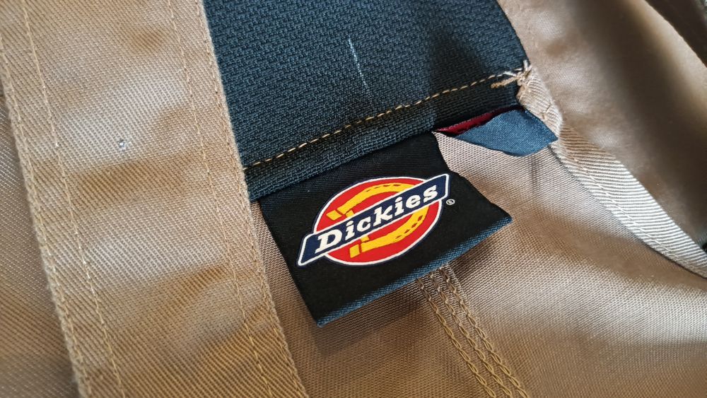 DICKIES Spodnie Robocze na szelkach Ogrodniczki carhartt roz 58 brąz