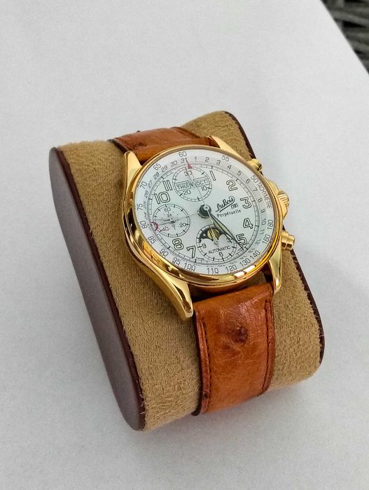 DuBois et fils Perpétuelle gold 18K złoto 750 wieczny kalendarz NOWY