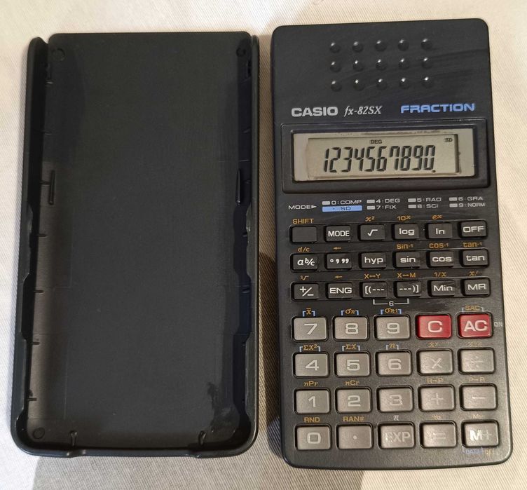 Калькулятор інженерний науковий Casio fx-82sx fraction