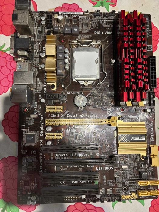 Motherboard ASUS H87-PRO – LGA1150 – DDR3 – ATX