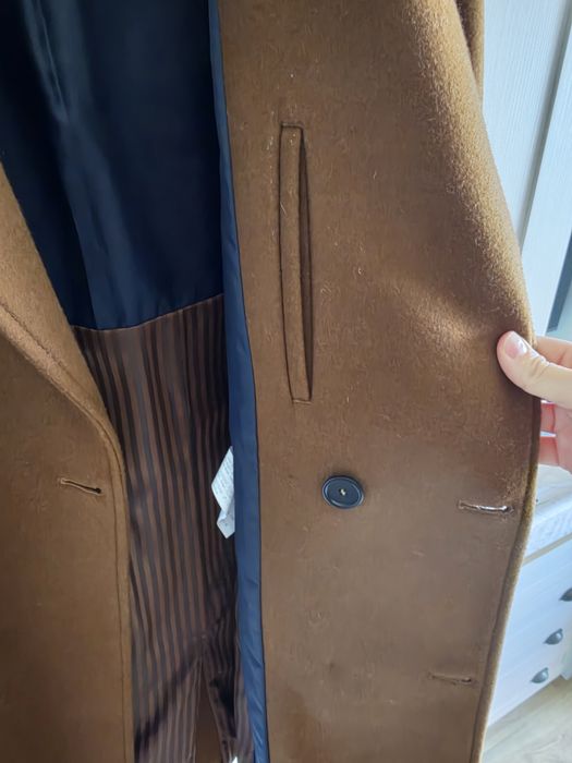 Пальто чоловіче шерстяне Zara