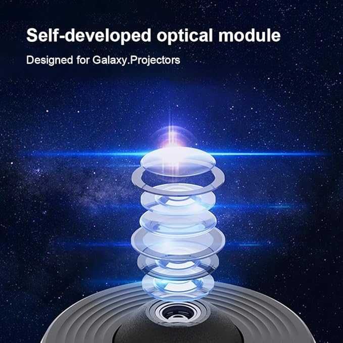 Projektor gwiazd do Sypialni z 12 Motywami - czarny