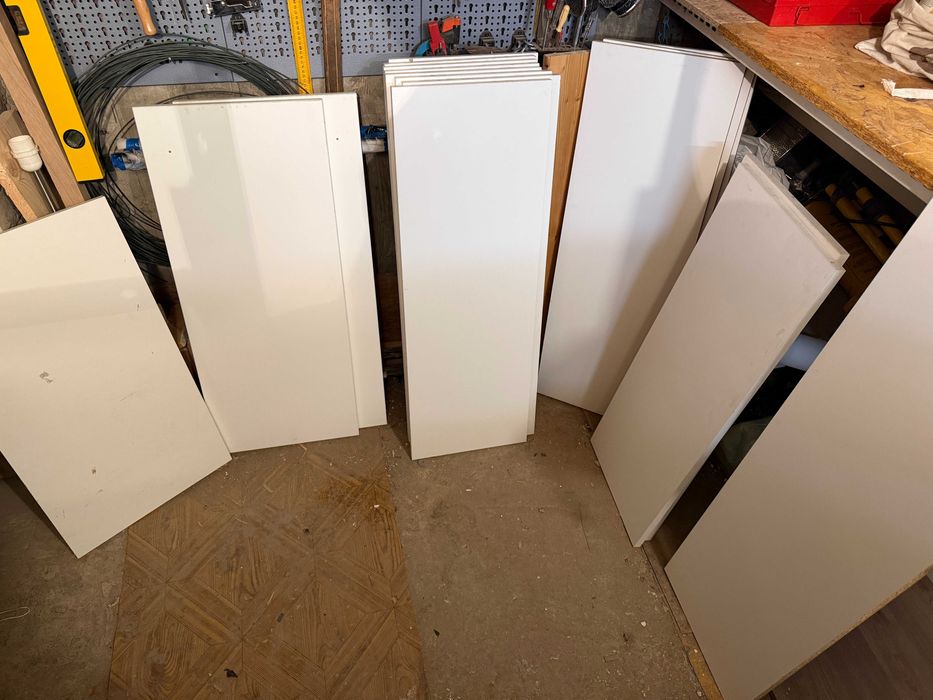 Płyty meblowe BIAŁE NOWE - OKAZJA / Na półki do garażu /piwnicy 17 SZT