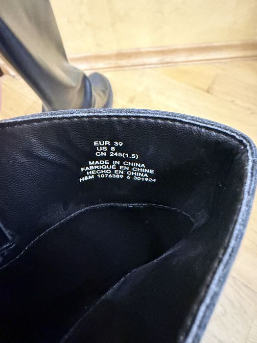 Чоботи h&m туфлі zara