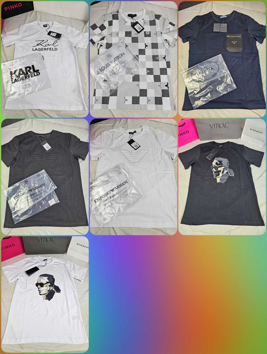 Koszulka karl lagerfeld t-shirt armani koszulki męskie louis nowość