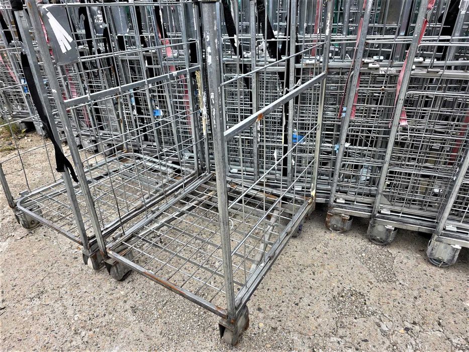 Wózek Kosz Box Transportowy Rollkontener Magazynowy Siatkowy Kurierski