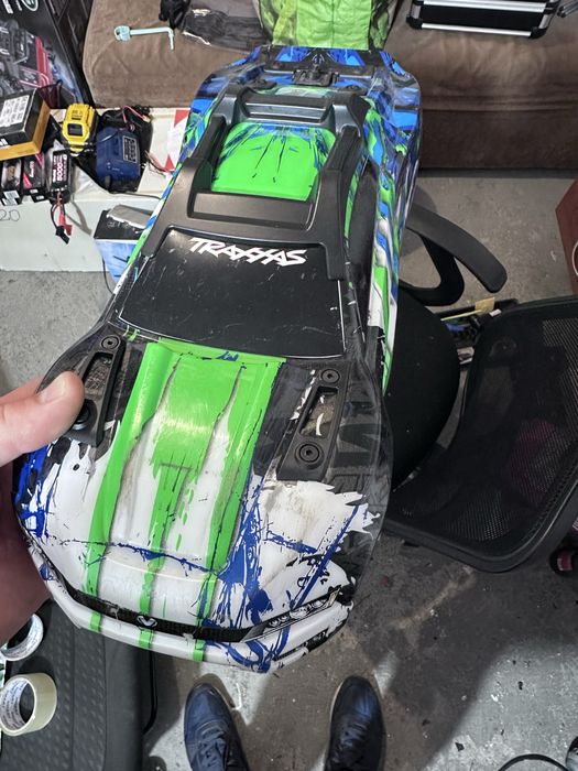 Karoseria do modelu rc traxxas e-revo 2.0 zielona