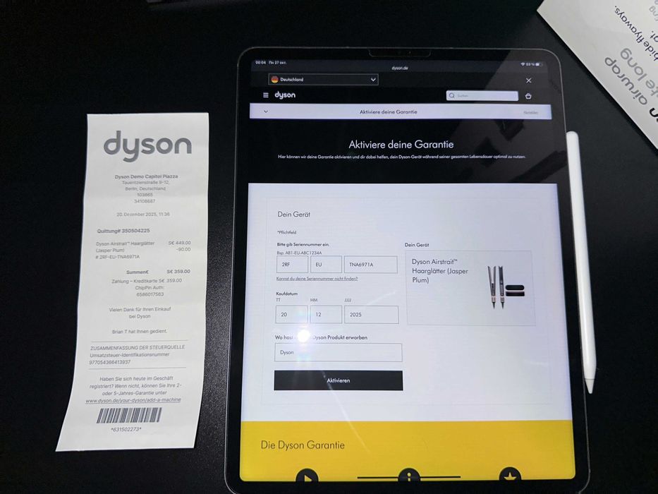 Випрямляч Dyson Airstrait HT01 Jasper Plum Новий оригінал!