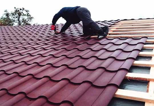 Покрівельні роботи.Монтаж криші,покрівлі.Монтаж металочепериця