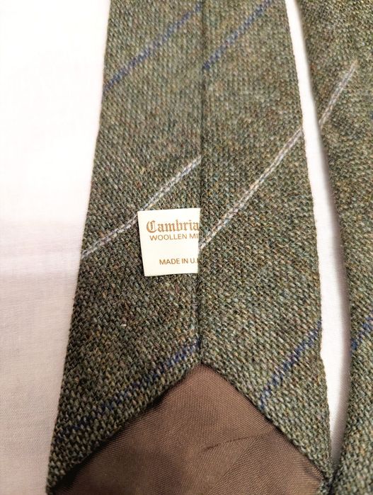 Краватка Cambrian woollen mill UK чиста шерсть
