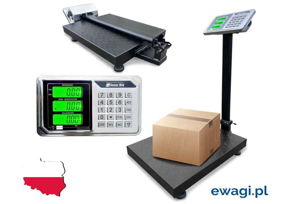 Waga magazynowa do 100kg 30x40cm sklepowa do warzyw owoców skrzynek