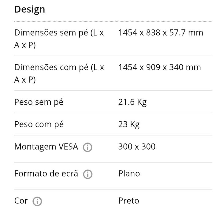 TV LG 65NANO81 - 65"- NOVA