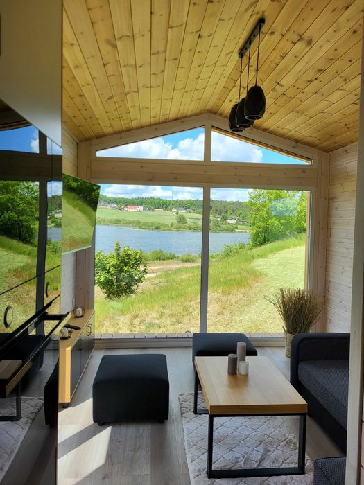 Domek dom na zgłoszenie mobilny 40m² na kołach holenderski nowy