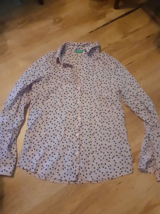 Koszula w kropki benetton tanio