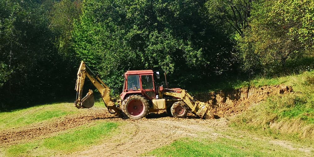 Koparko ładowarka 4x4 MTZ 82 Borex (Belarus, Pronar). USTRZYKI DOLNE