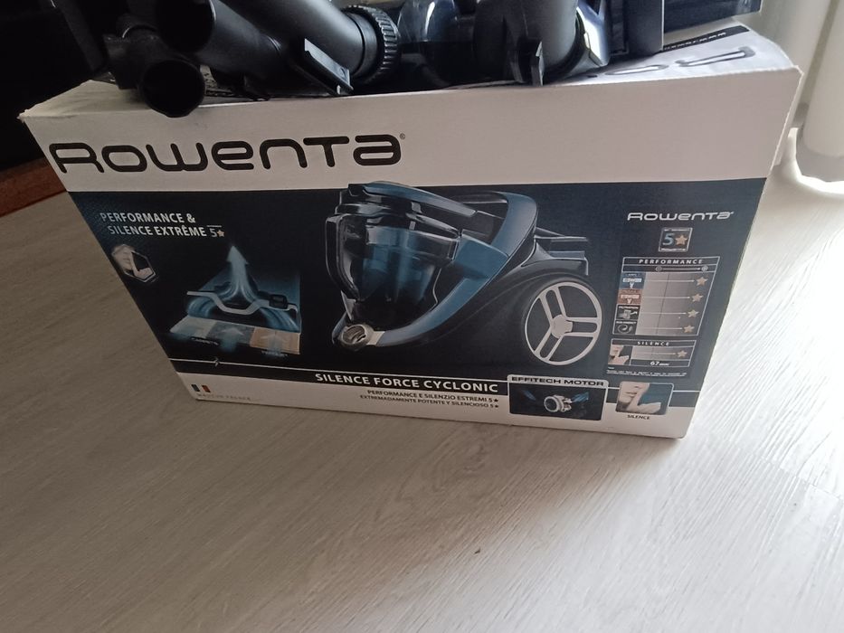 Aspirador sem saco - ROWENTA Silence Force Cyclonic Animal Care Pro- Azul
