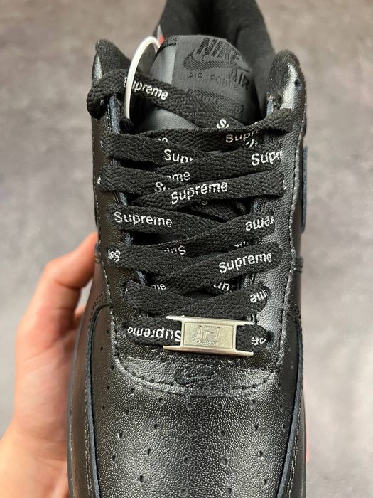 [БЕЗ ПРЕДОПЛАТ] Nike Air Force 1 x Supreme  Black