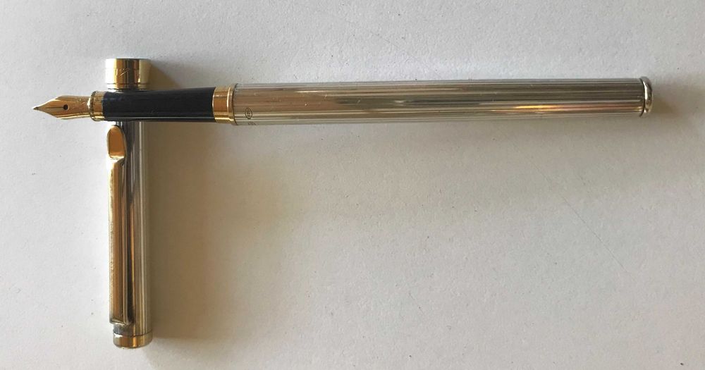 Caneta tinta permanente vácuo - Lalex 1938 - Prata 925 - 'Small/Thin'