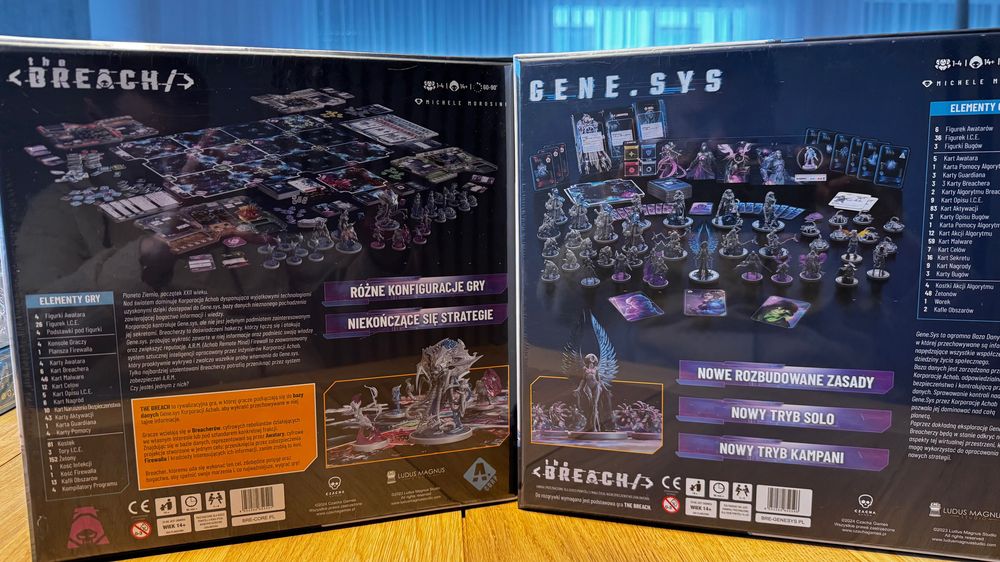 Gra planszowa The Breach PL+ gene.sys PL - nowe folia