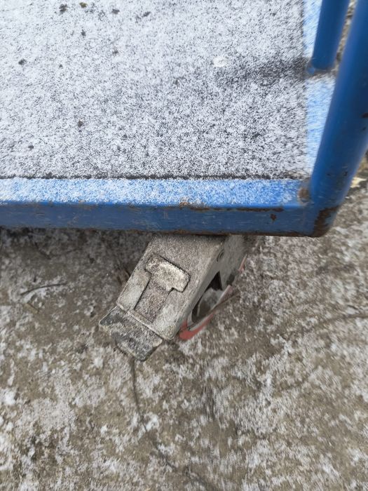 Wózek kosz przemysłowy towarowy transportowy  roboczy