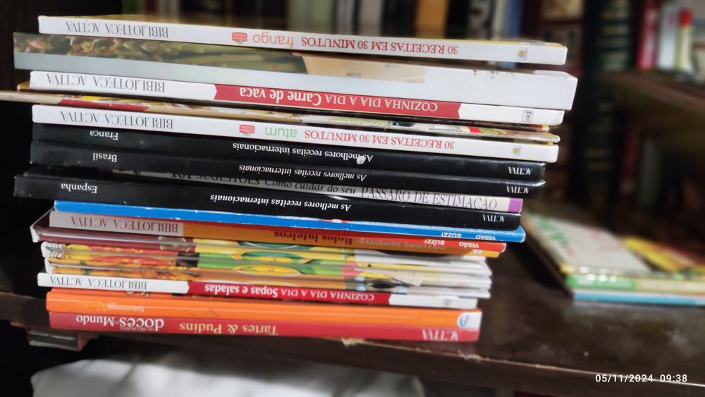 Vários livros para destralhar