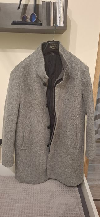 płaszcz męski  flauszowy