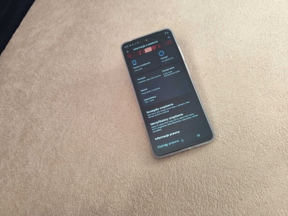 Smartfon GPS MOTOROLA Moto G05 8/256 6.67" LTE - aplikacje nav tir bus