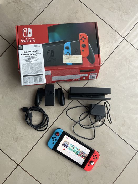 Nintendo Switch + 3 gry ! Stan bdb
