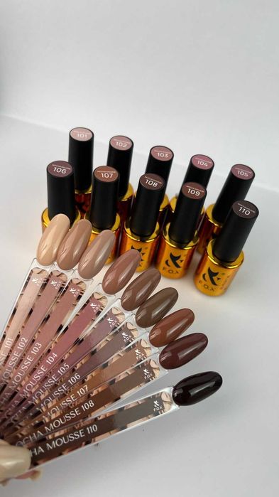 Гель лаки FOX в трендових кольорах