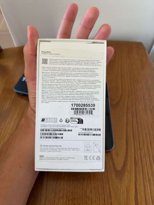 Iphone 16 Pro 128GB 90% Bateria