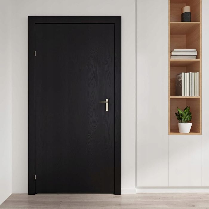 Tapeta Samoprzylepna Okleina Meblowa Wodoodporna 30X200Cm Czarna